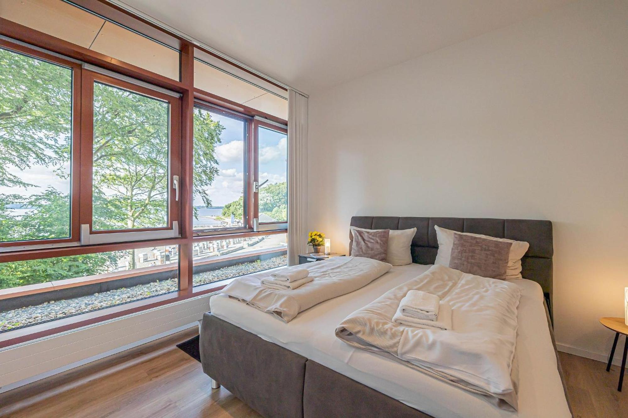 Fewo1846 Intermar - Leichte Brise - Modernes Studioapartment Mit Meerblick Glücksburg Exterior foto